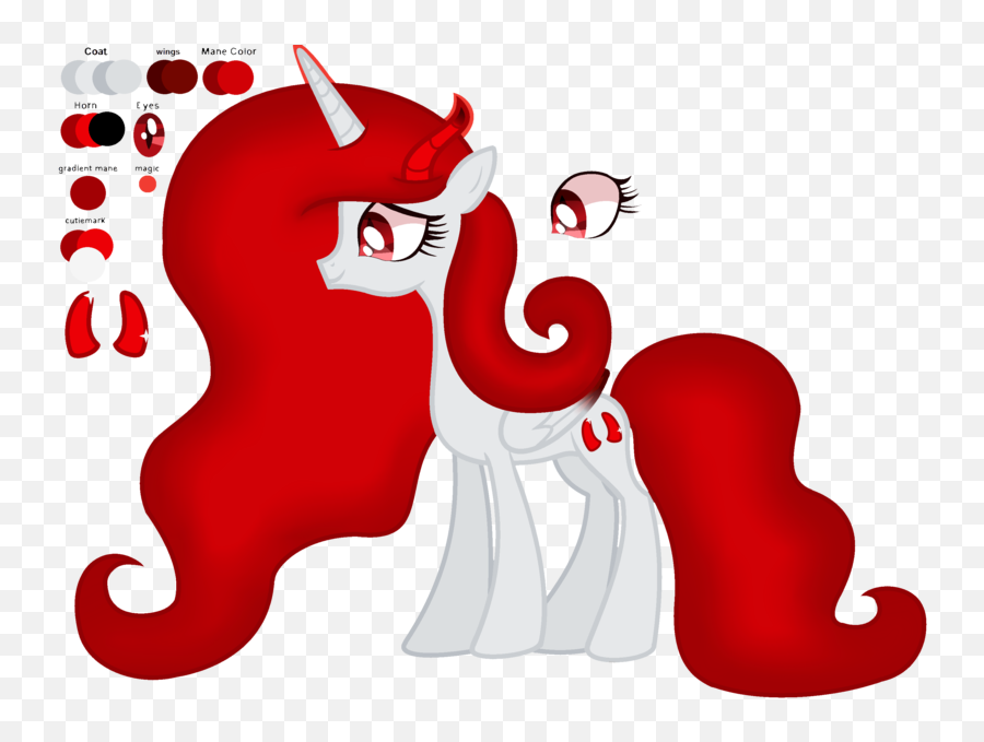 2214030 - Safe Artistmoonlightnightsky Oc Ocdevil Shine Mythical Creature Emoji,Devil Horn Png