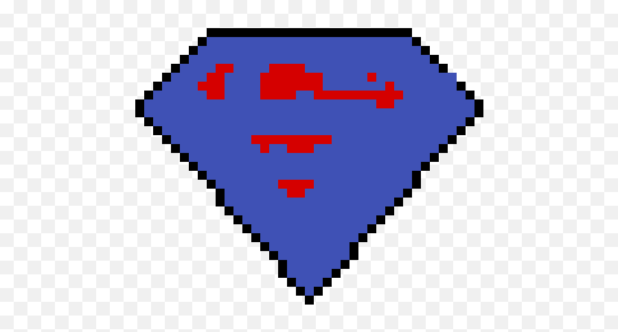 Pixilart - Tiny Superman Emoji,Supergirl Logo