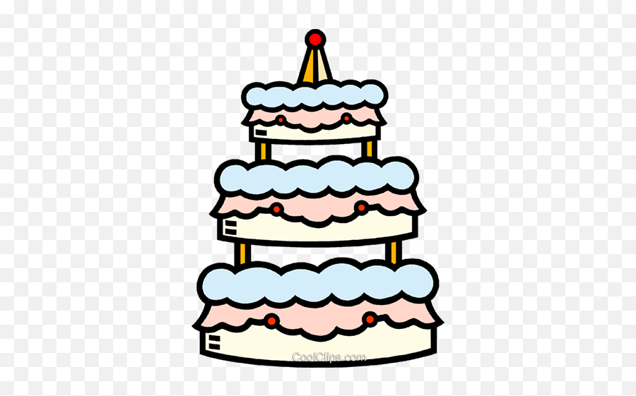 Wedding Cake Cake Royalty Free Vector - Cake Decorating Supply Emoji,Wedding Cakes Clipart