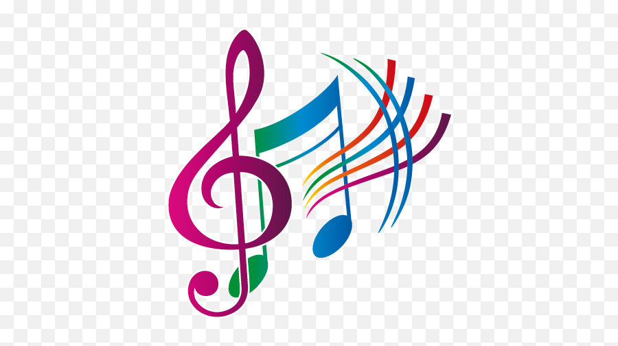 Pin On Classic Rock Emoji,Colorful Musical Notes Png