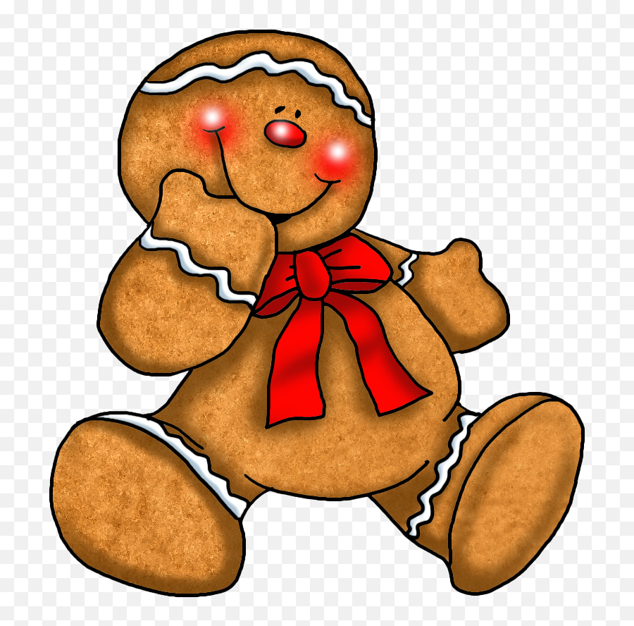 Transparent Christmas Gingerbread - Transparent Gingerbread Clipart Emoji,Gingerbread Clipart