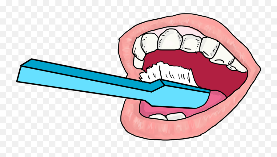 Toothbrush Toothpaste Illustrations - Mouth Brushing Your Teeth Emoji,Brush Teeth Clipart