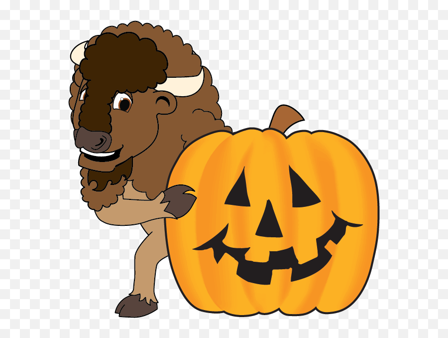 Halloween Images - Mascot Junction Emoji,Buffalo Clipart Black And White