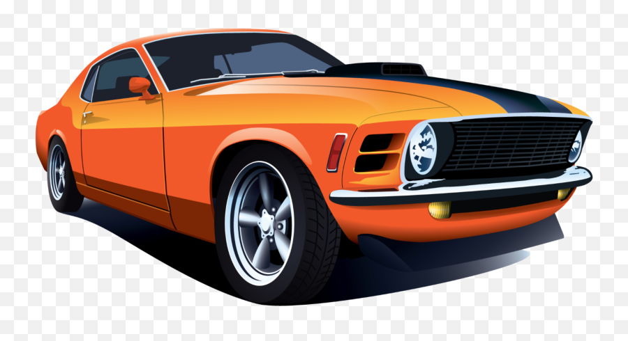 Download Muscle Cars Png - Classic Muscle Car Vector Png Muscle Car Png Emoji,Car Png