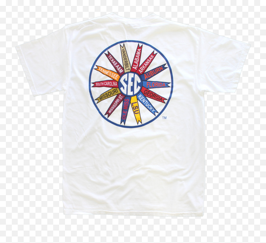 Sec Conference Throwback Pinwheel T - Shirt Emoji,Miss St Logo