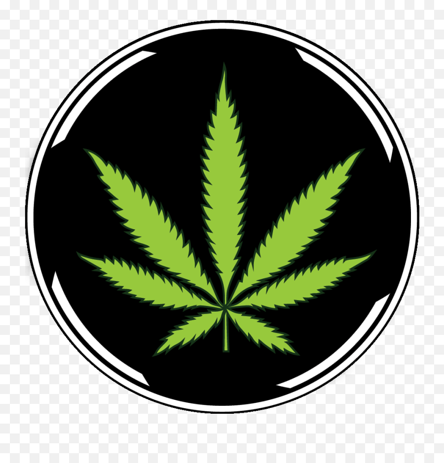 Marijuana Leaf Icon Png - Transparent Background Weed Icon Png Emoji,Weed Leaf Png