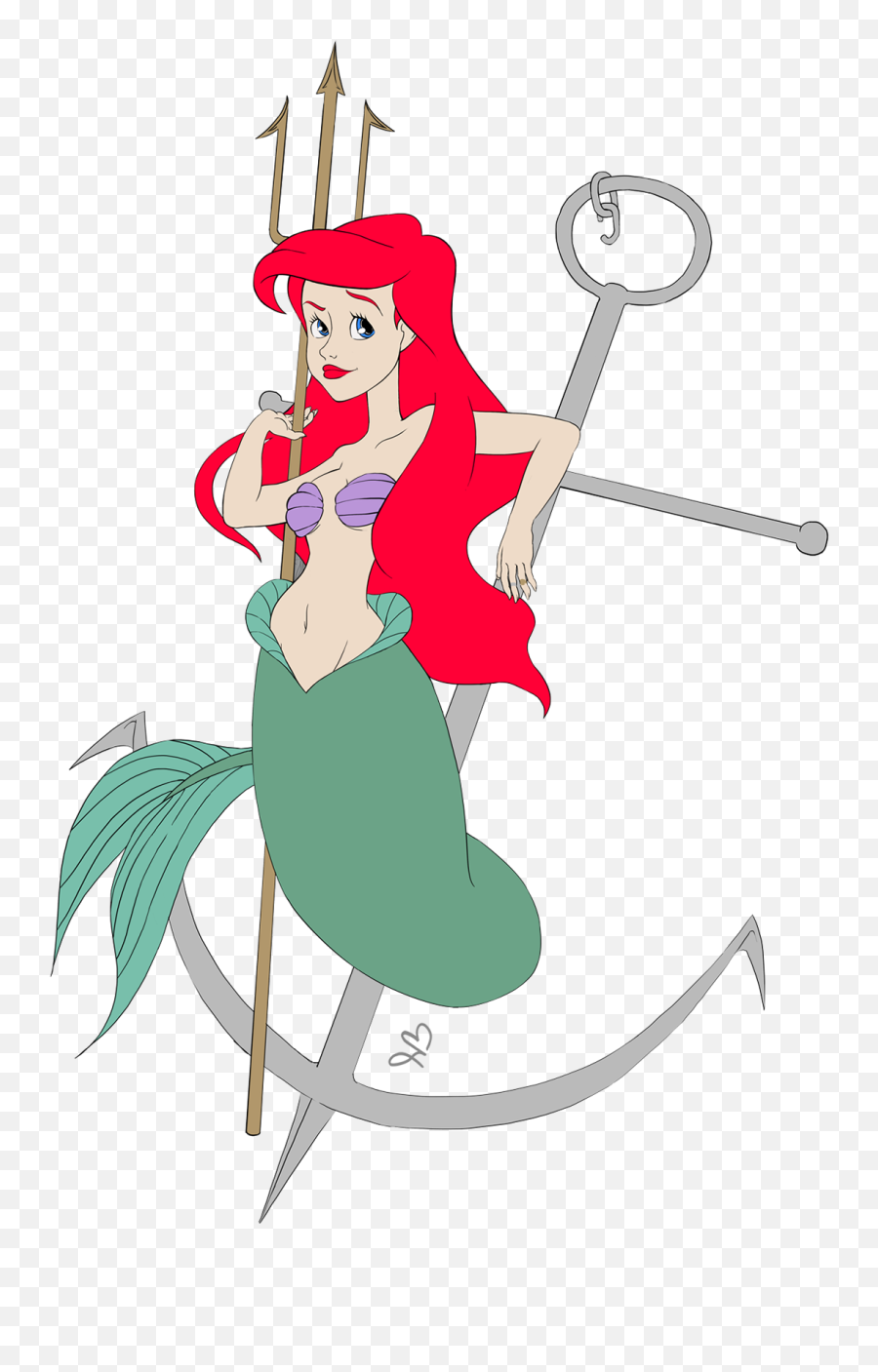 Sirenita Ariel Png - Fictional Character Emoji,Ariel Png