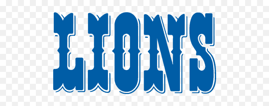 Detroit Lions Wordmark Logo - Detroit Lions Emoji,Detroit Lions Logo