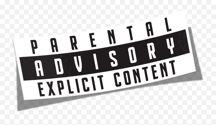 Parental Advisory Recommended - Horizontal Emoji,Parental Advisory Png