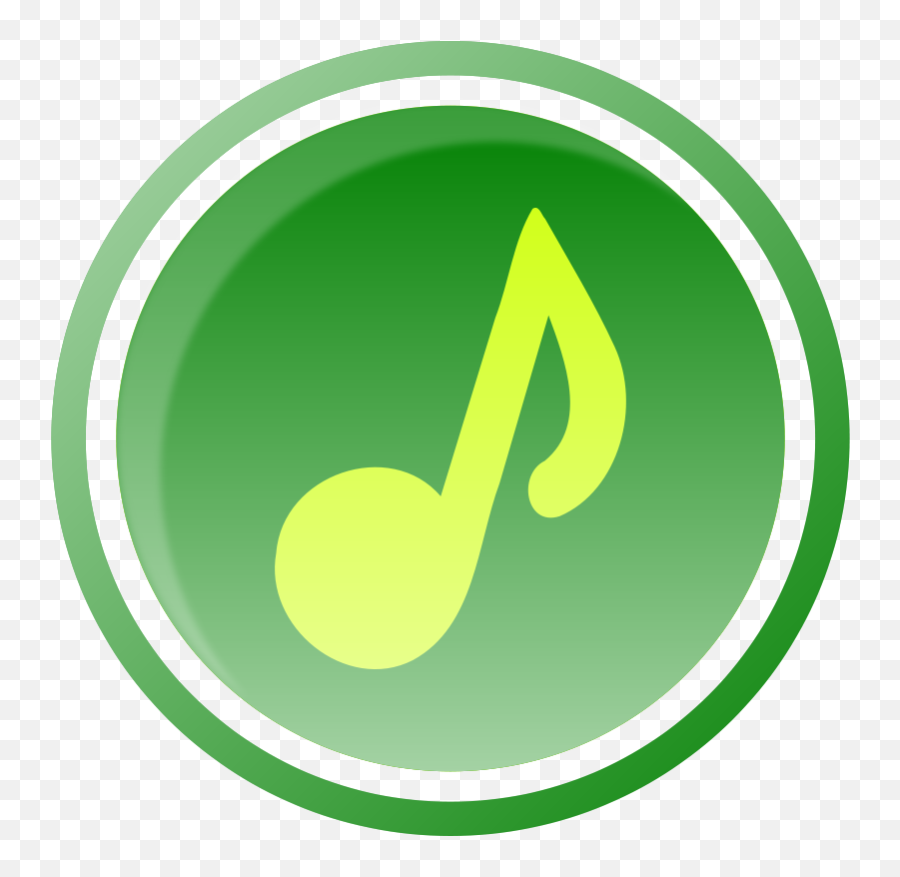 Free Clipart Music Icon - Green1 Gsagri04 Music Icon Png Green Emoji,Music Icon Png