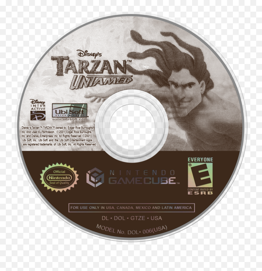 Download Hd Tarzan Untamed - Mario Party 7 Disc Gamecube Gamecube Mario Kart Double Dash Disc Emoji,Mario Party Logo