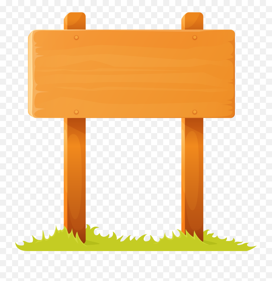Wood Sign Royalty - Letrero Madera Png Clipart Full Size Horizontal Emoji,Wooden Sign Clipart