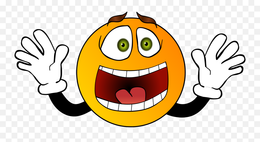 Scared Smiley Clipart Free Download Transparent Png - Emoji Terkejut,Smiley Clipart