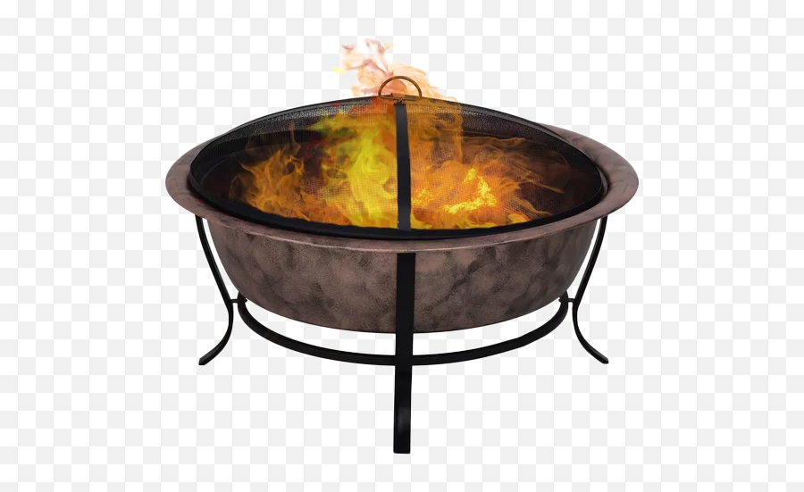 Nerida Steel Wood Burning Fire Pit - Antique Emoji,Fire Pit Png