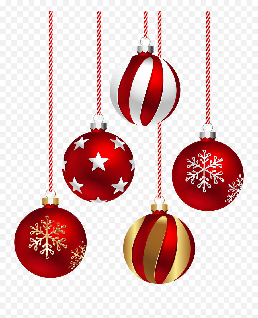Christmas Tree Ornaments Clipart Transparent Background Emoji,Christmas Ornament Clipart