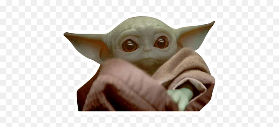 Baby Yoda Face Transparent Png - Yoda Vs Baby Yoda Emoji,Baby Yoda Png