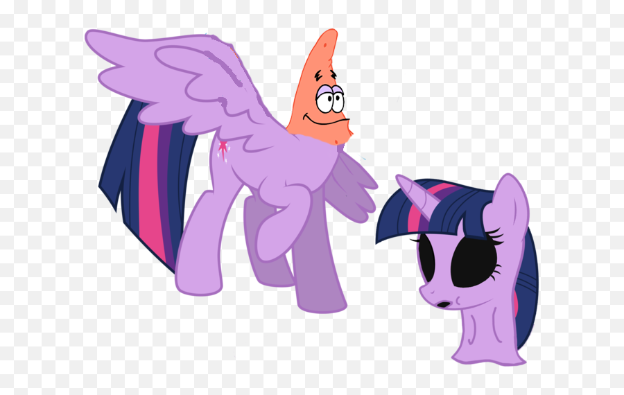 Download Alicorn Disguise Edited Edit Patrick Star Pony - My Little Pony Princess Twilight Svg Emoji,Pony Clipart
