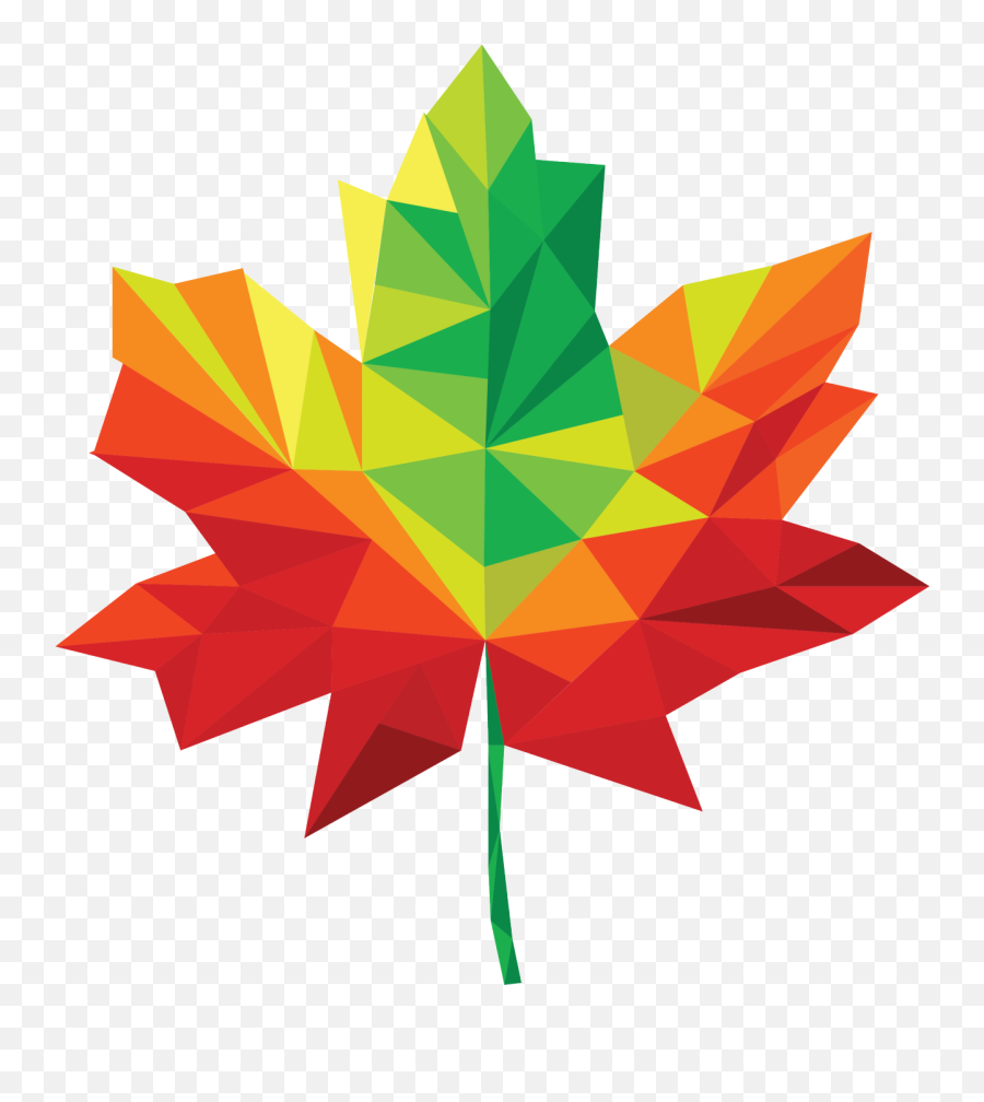 Transparent Geometric Png - Logo Canada Maple Leaf Png Transparent Transparent Background Maple Leaf Emoji,Maple Leaf Logo