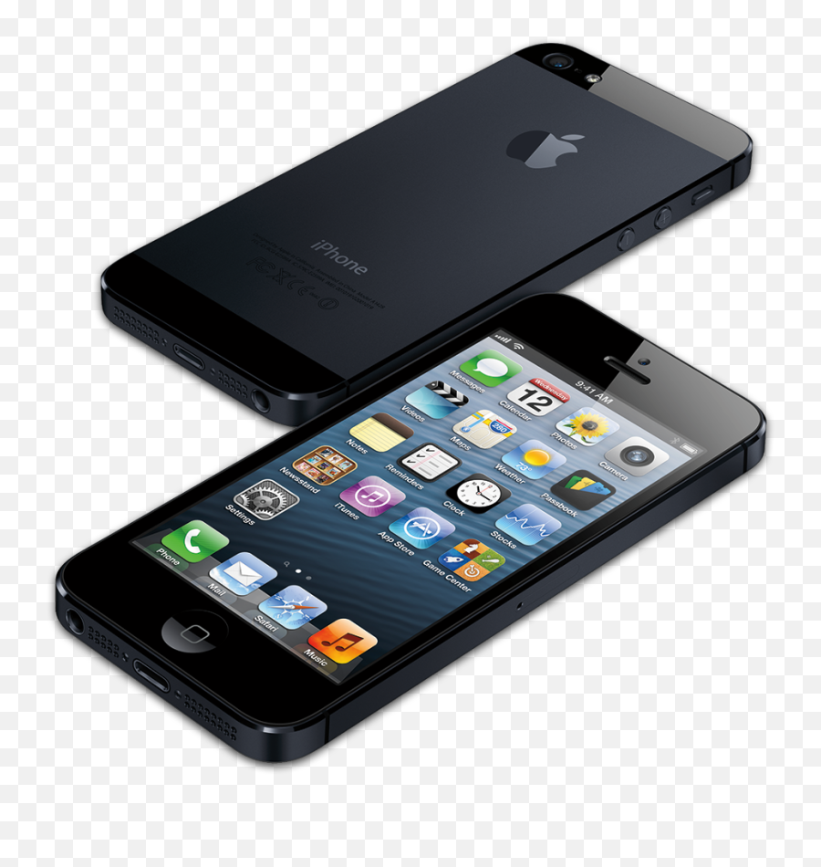 Download Iphone - Tilted Iphone 5 Slate Black Full Size Emoji,Black Iphone Png