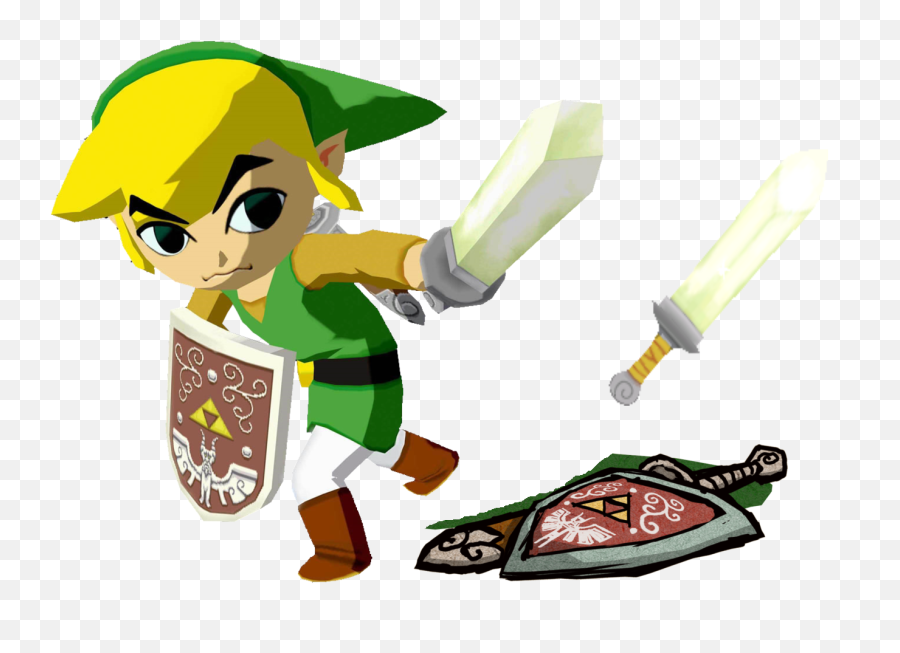 The Legend Of Zelda The Wind Waker Hd The Legend Of Zelda - Wind Waker Heroes Sword Emoji,Toon Link Transparent