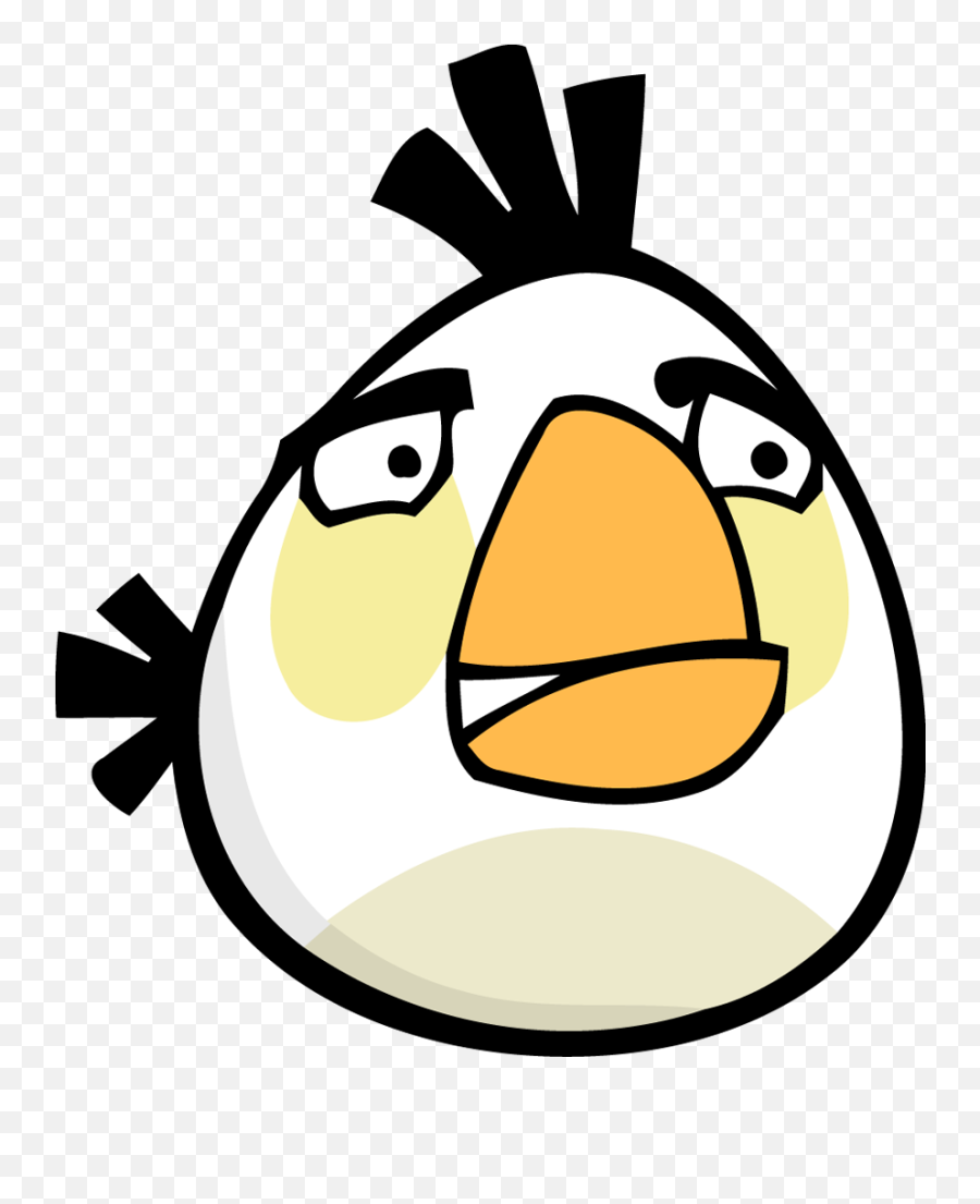 White Angry Bird As A Picture For Emoji,Angrybird Clipart