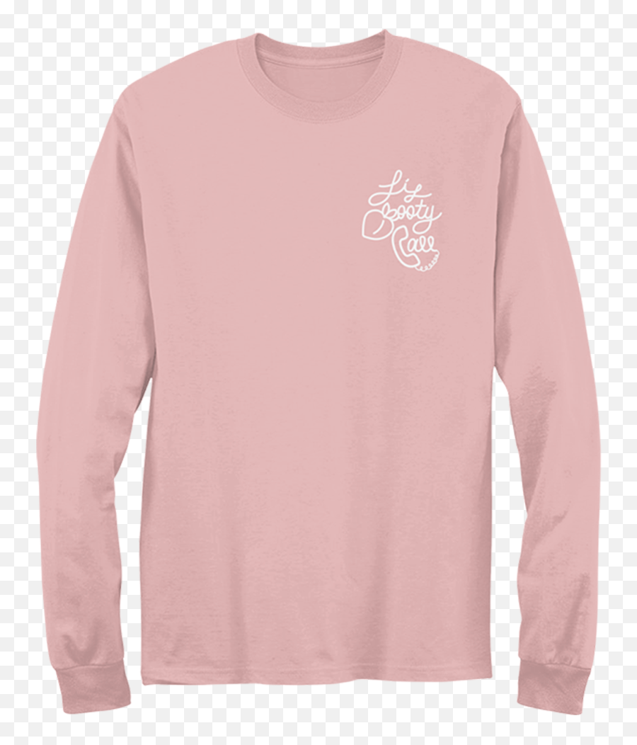Phone Logo Pink Longsleeve T - Shirt Mixtape Long Sleeve Emoji,Phone Logo