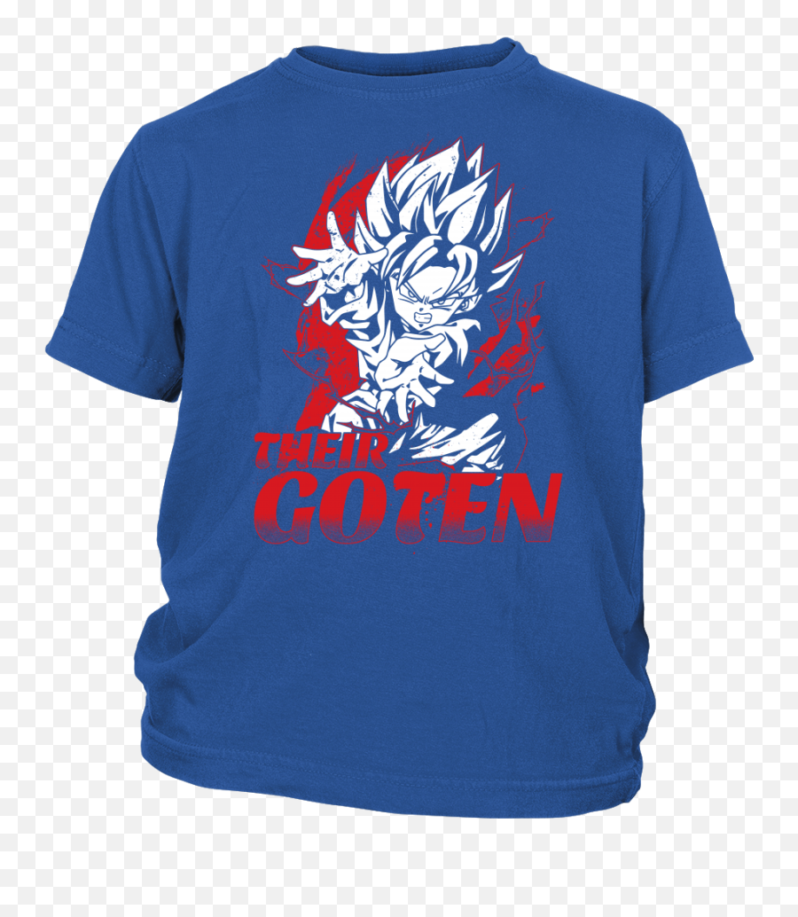 Super Saiyan Goten Shirt - Their Goten District Youth Emoji,Goten Png