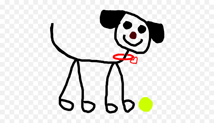 Download Dogs Clipart Stick Figure - Clipart Stick Dog Emoji,Dogs Clipart