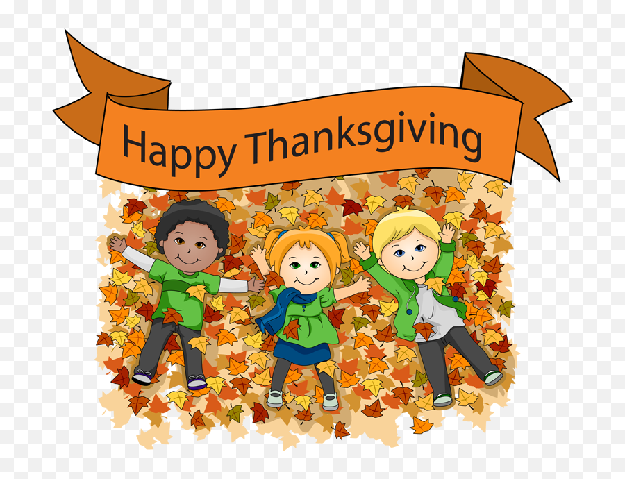 Thanksgiving Clip Art For Kids - Kids Thanksgiving Clip Art Emoji,Happy Thanksgiving Clipart