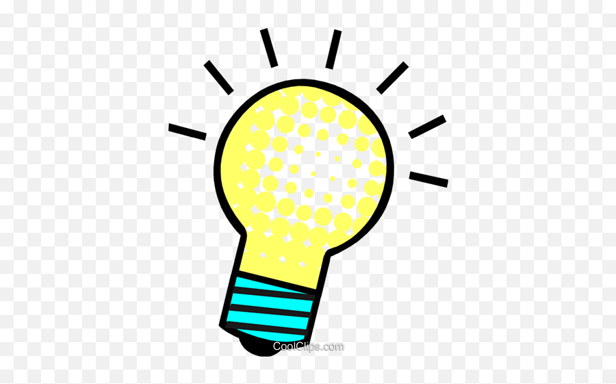 Bright Idea Light Bulb Royalty Free - Dot Emoji,Idea Clipart