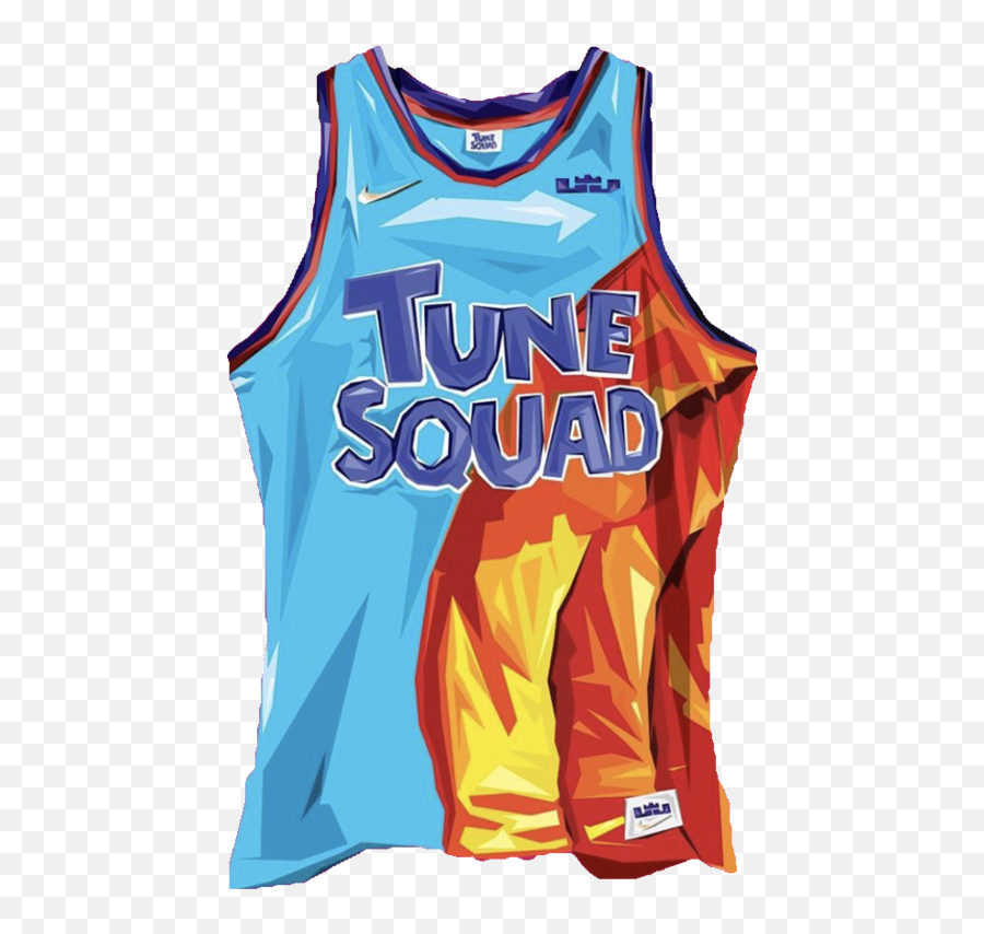 Tune Squad Jersey - Sleeveless Emoji,Tune Squad Logo