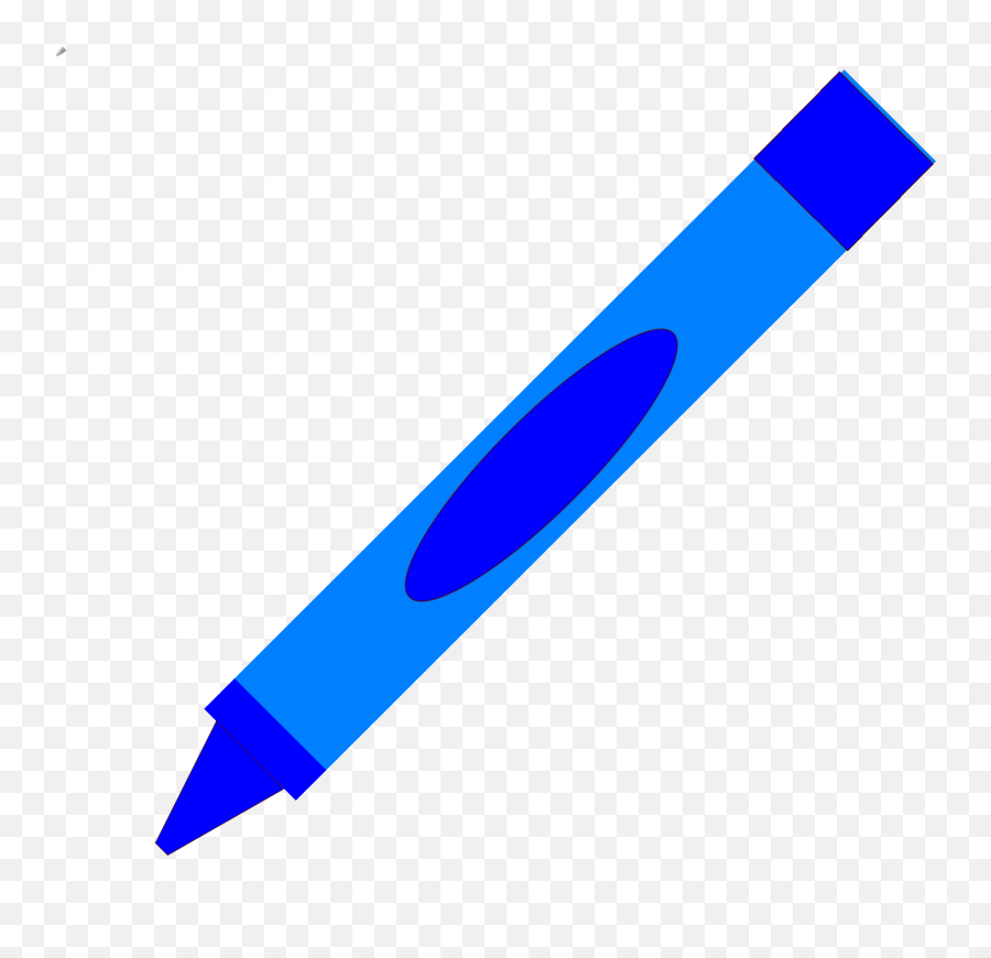 Crayon Svg Vector Crayon Clip Art - Blue Crayon Clipart Emoji,Crayon Clipart