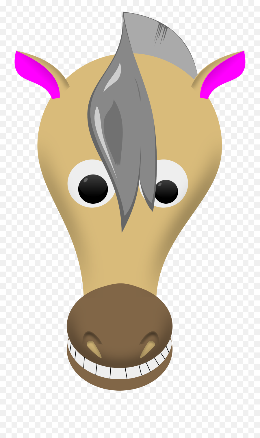 Clip Art Horse Face - Cartoon Horse Face Printable Emoji,Horse Head Clipart