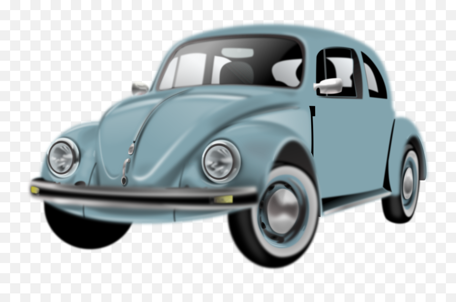 Free Clip Art Uncomplete Realistic Car By Rasmussen - Volkswagen Beetle Png Emoji,Vw Bus Clipart