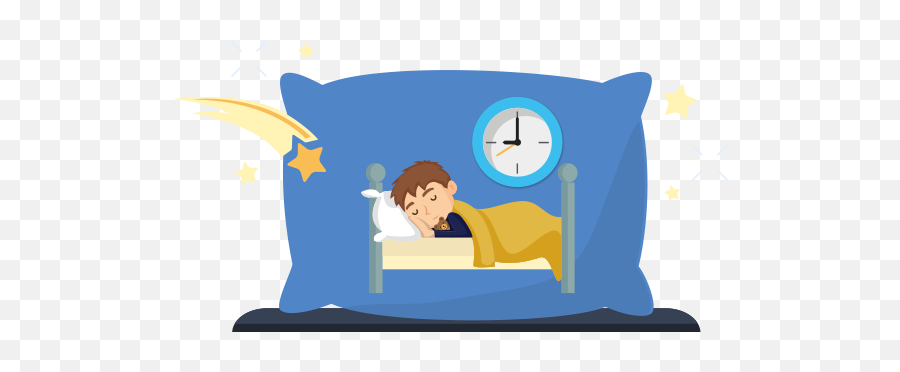 Clipart Sleeping Proper Sleep Clipart - Sleeping Early Clipart Emoji,Sleep Clipart