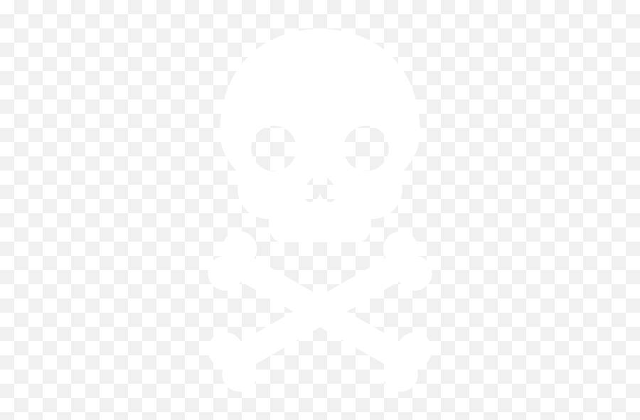 White Toxic Icon - Toxic Skull White Png Emoji,Toxic Png