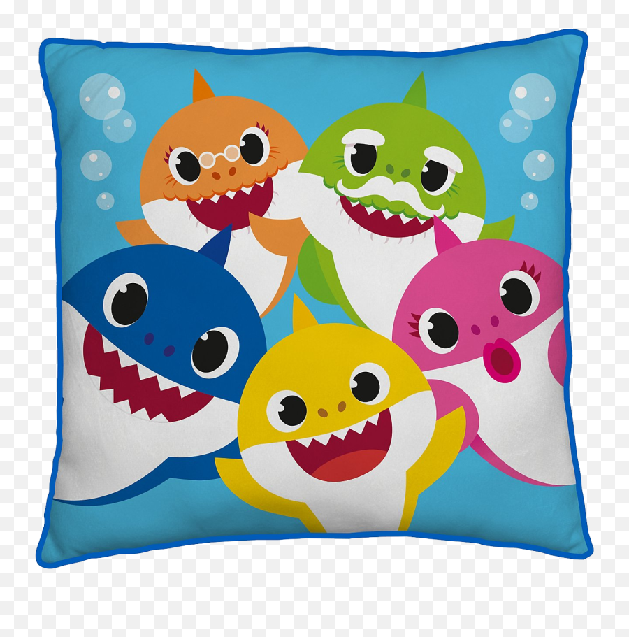 Baby Shark Png - Cojin Cuadrado Para Niños Emoji,Baby Shark Clipart