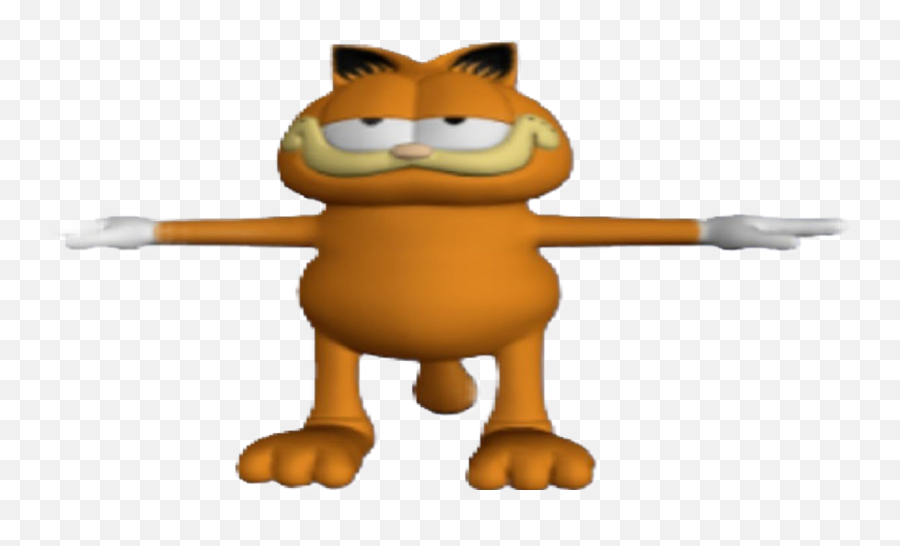 Garfield - T Pose Garfield Emoji,Garfield Png