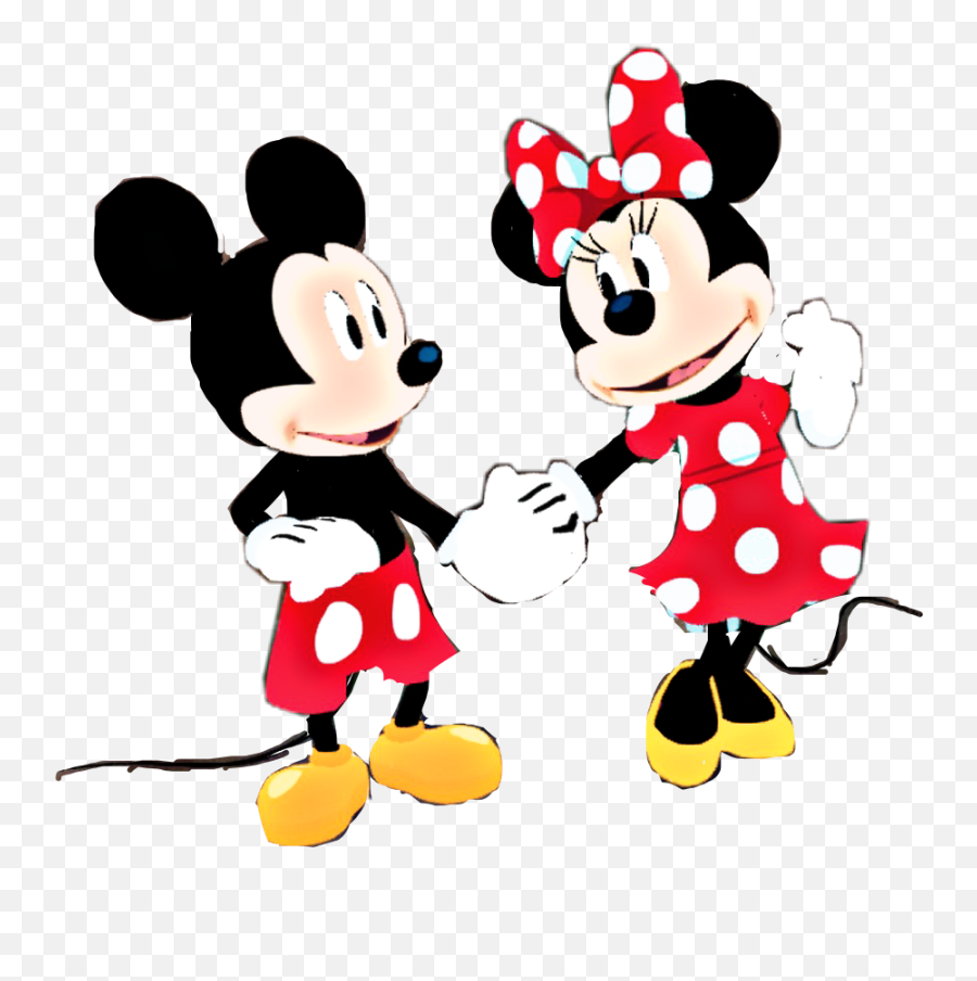 Mickey Minnie Mouse Mice Characters Disney Mickeymouse - Mickey Mouse Minnie Mouse Disney Characters Emoji,Mickey And Minnie Clipart
