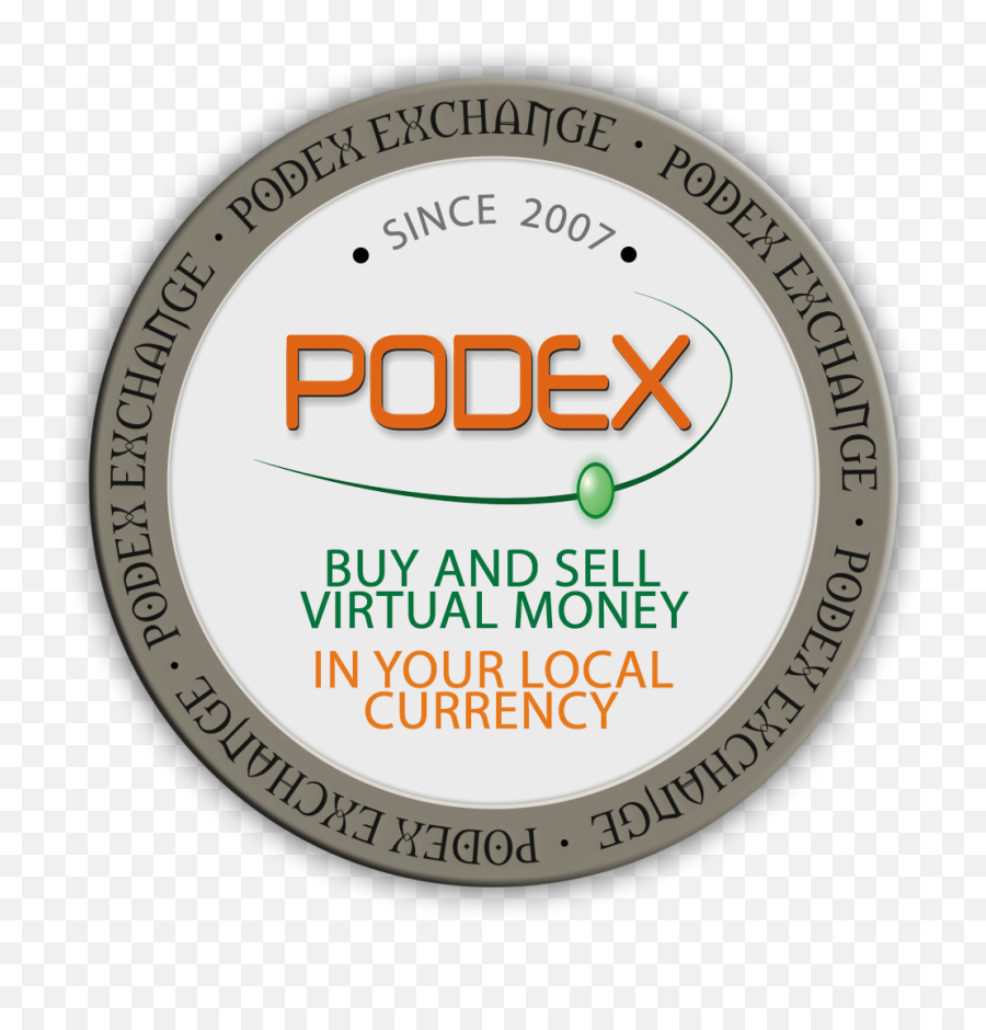 Podex Exchange Virtual Coin Trader - Dot Emoji,Second Life Logo