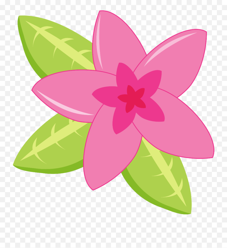 Pink Flower Clipart Moana - Flor De Moana Png Transparent Flor Moana Png Emoji,Moana Png