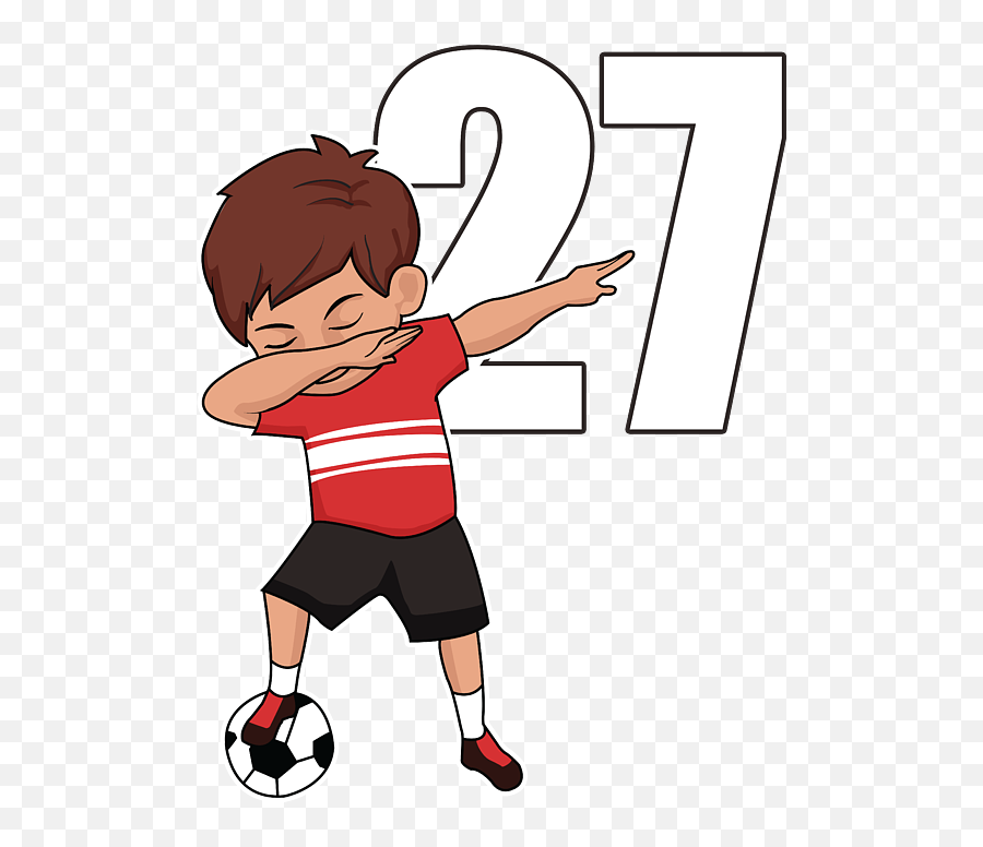 Awesome Soccer Player Number 27 Soccer Athlete Athletic Sports Team Duvet Cover Emoji,Athlete Clipart