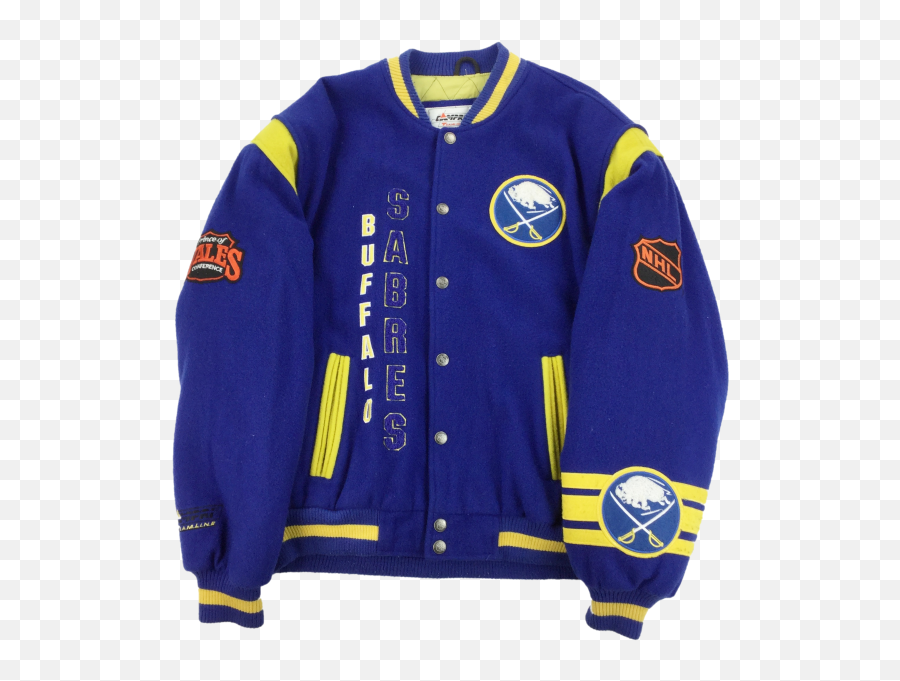 Nhl 90u0027s Buffalo Sabres Jacket - Xxl Emoji,Buffalo Sabres Logo Png