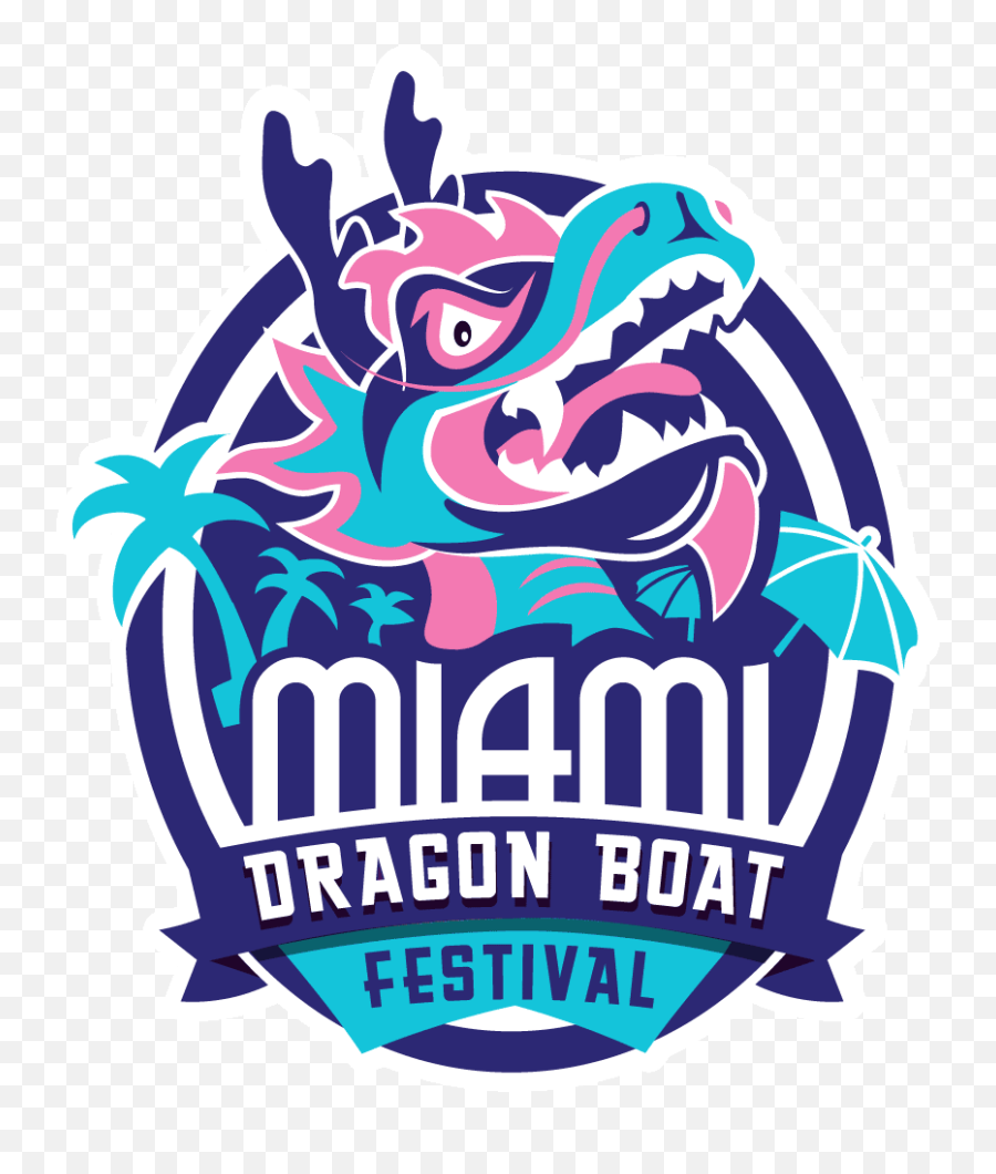 Gwn Dragon Boat - Language Emoji,Miami Logo