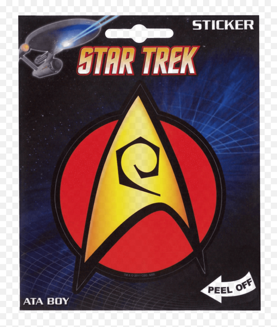 Star Trek Security Sticker - Triangle Emoji,Cbs Star Trek Logo