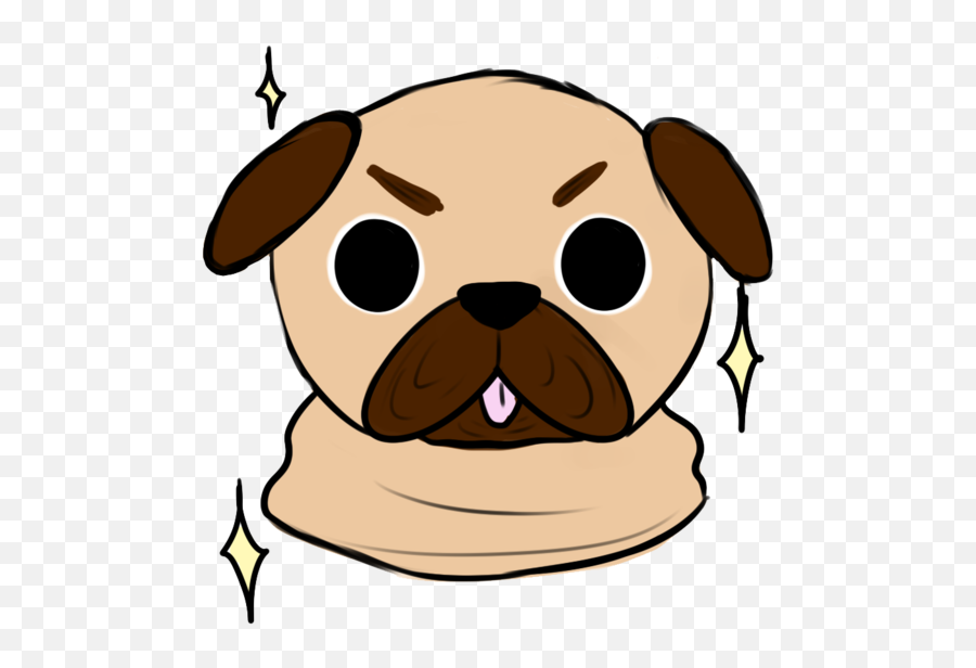 Pug Love Pugs Pug Pug Dogs - Pug Emote Discord Emoji,Pug Clipart
