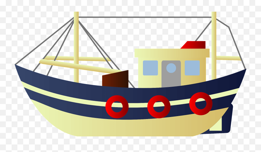 Fishing Boat Clipart - Marine Architecture Emoji,Boat Clipart