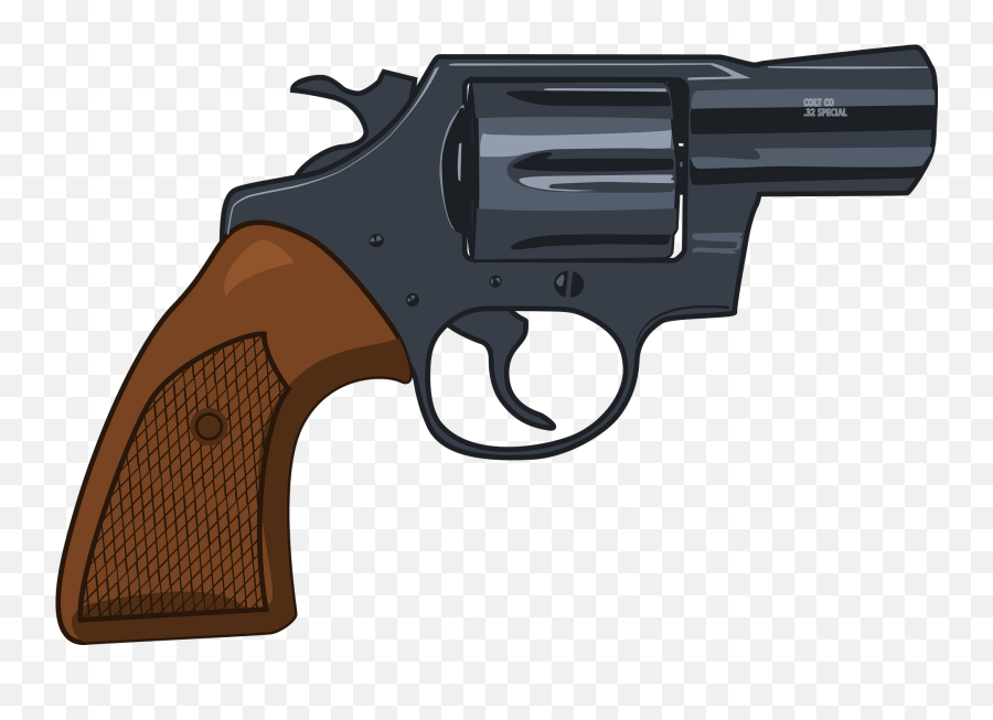 Revolver Clipart Free Download Transparent Png Creazilla - Snub Nose Revolver Transparent Background Emoji,Shotgun Clipart