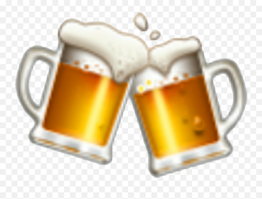 Download Beer Mugs Cheers Png Download - Beer Mugs Transparent Background Emoji,Cheers Clipart