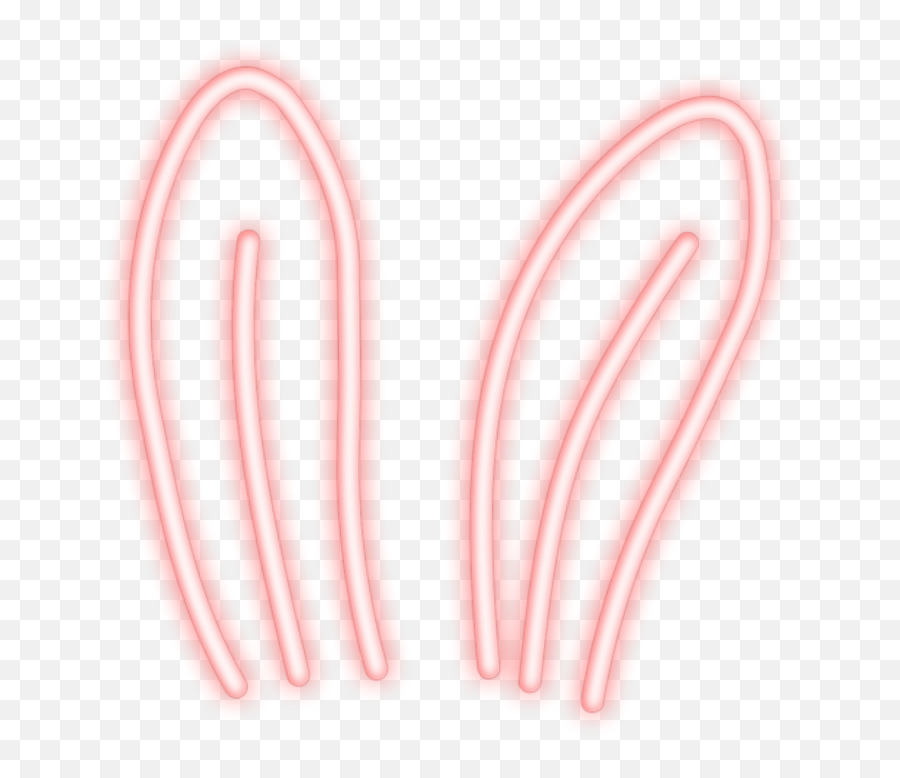 Bunny Ears Png 94 Images In Collection 229498 - Png Cute Neon Bunny Ears Emoji,Ear Png
